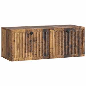 Nástěnná TV skříň Nástěnný Staré dřevo 78,5 x 31 x 30 cm - obrázek 2