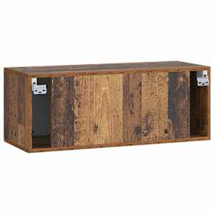 Nástěnná TV skříň Nástěnný Staré dřevo 78,5 x 31 x 30 cm - obrázek 8