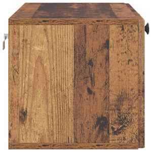 Nástěnná TV skříň Nástěnný Staré dřevo 78,5 x 31 x 30 cm - obrázek 7