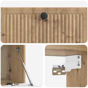 Nástěnná TV skříň 78,5 x 31 x 30 cm Dub artisan - obrázek 9