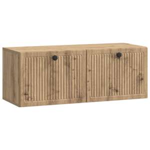 Nástěnná TV skříň 78,5 x 31 x 30 cm Dub artisan - obrázek 2