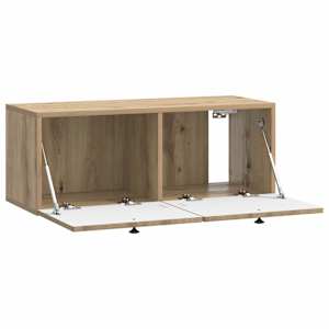 Nástěnná TV skříň 78,5 x 31 x 30 cm Dub artisan - obrázek 5