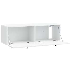 Nástěnná TV skříň Bílá 98 x 31 x 30 cm Kompozitní dřevo - obrázek 5