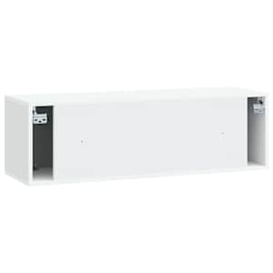 Nástěnná TV skříň Bílá 98 x 31 x 30 cm Kompozitní dřevo - obrázek 8