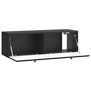 Nástěnná TV skříň Černá 98 x 31 x 30 cm Kompozitní dřevo - obrázek 3