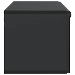 Nástěnná TV skříň Černá 98 x 31 x 30 cm Kompozitní dřevo - obrázek 5