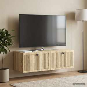 Nástěnná TV skříň Dub sonoma 98 x 31 x 30 cm Kompozitní dřevo - obrázek 1