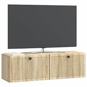 Nástěnná TV skříň Dub sonoma 98 x 31 x 30 cm Kompozitní dřevo - obrázek 3