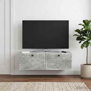 Nástěnná TV skříň Nástěnný Betonově šedá 98 x 31 x 30 cm - obrázek 1