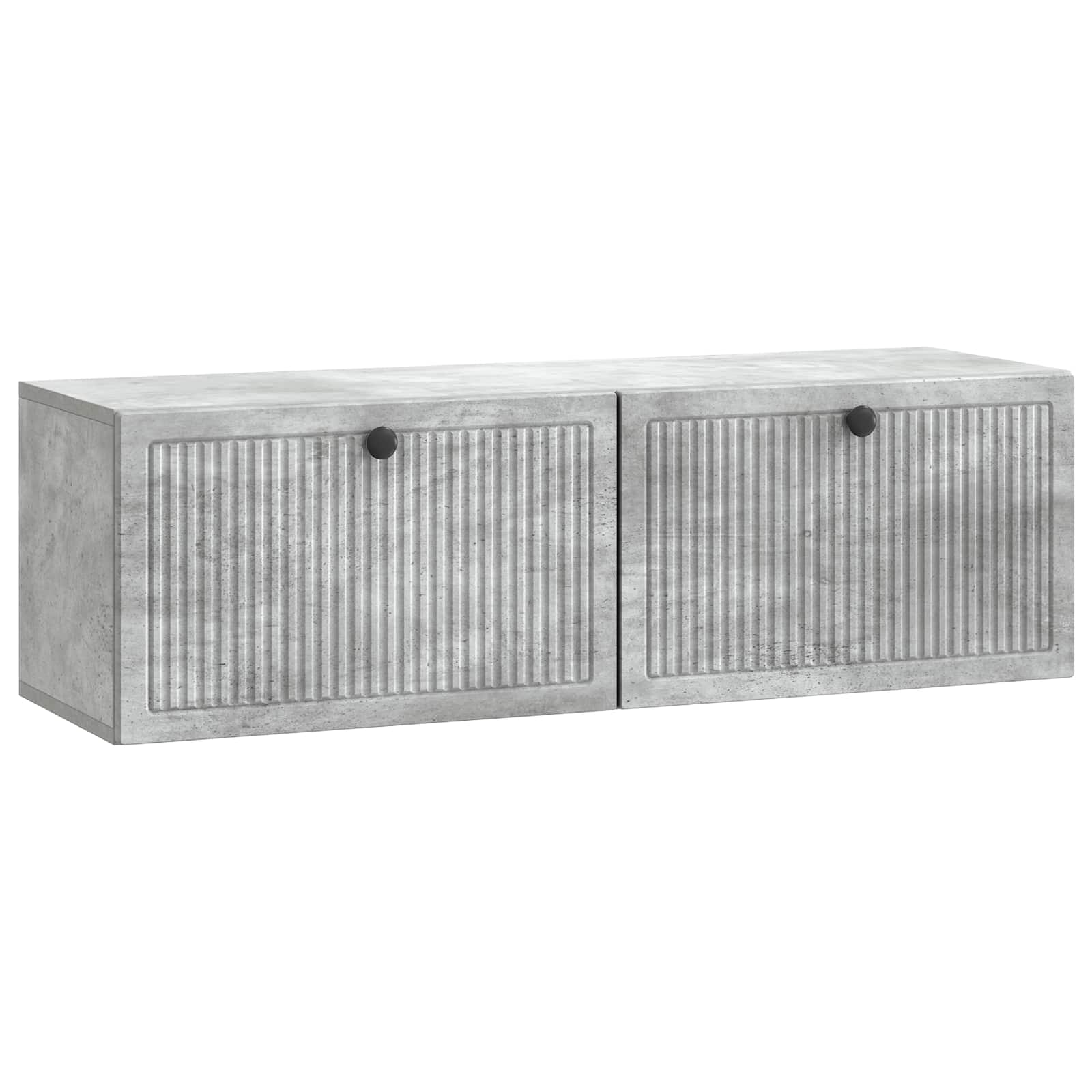 Seinälle asennettava TV-kaappi Betoninharmaa 98 x 31 x 30 cm