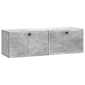 Nástěnná TV skříň Nástěnný Betonově šedá 98 x 31 x 30 cm - obrázek 2