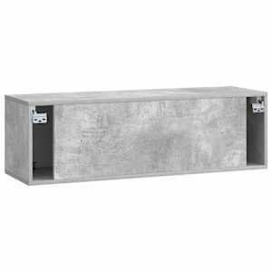 Nástěnná TV skříň Nástěnný Betonově šedá 98 x 31 x 30 cm - obrázek 8