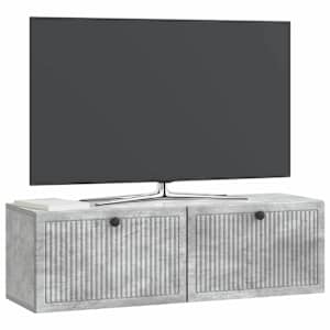 Nástěnná TV skříň Nástěnný Betonově šedá 98 x 31 x 30 cm - obrázek 3