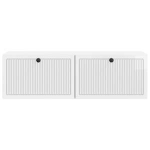 Nástěnná TV skříň Bílá s vysokým leskem 98 x 31 x 30 cm - obrázek 6