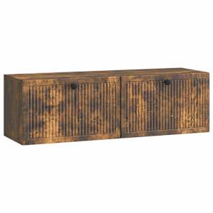 Nástěnná TV skříň Kouřový dub 98 x 31 x 30 cm Kompozitní dřevo - obrázek 2