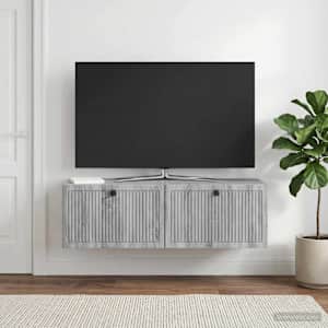 Nástěnná TV skříň Šedá sonoma 98 x 31 x 30 cm Kompozitní dřevo - obrázek 1