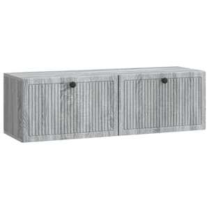 Nástěnná TV skříň Šedá sonoma 98 x 31 x 30 cm Kompozitní dřevo - obrázek 2