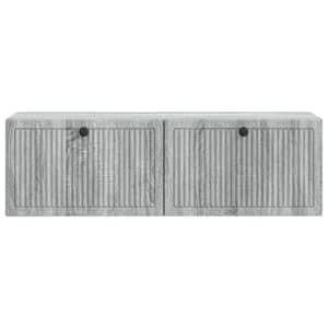 Nástěnná TV skříň Šedá sonoma 98 x 31 x 30 cm Kompozitní dřevo - obrázek 6
