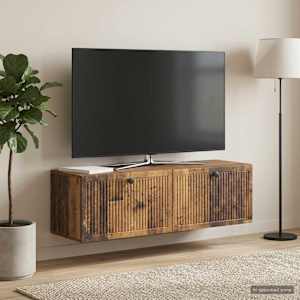 Nástěnná TV skříň Staré dřevo 98 x 31 x 30 cm Kompozitní dřevo - obrázek 4