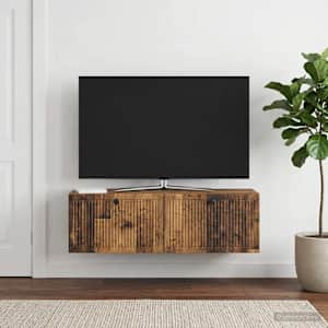 Nástěnná TV skříň Staré dřevo 98 x 31 x 30 cm Kompozitní dřevo - obrázek 1