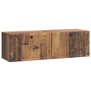 Nástěnná TV skříň Staré dřevo 98 x 31 x 30 cm Kompozitní dřevo - obrázek 2