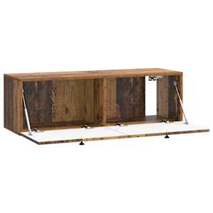 Nástěnná TV skříň Staré dřevo 98 x 31 x 30 cm Kompozitní dřevo - obrázek 5