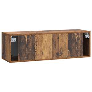 Nástěnná TV skříň Staré dřevo 98 x 31 x 30 cm Kompozitní dřevo - obrázek 8