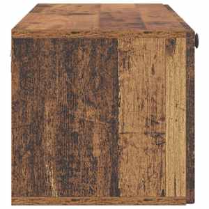 Nástěnná TV skříň Staré dřevo 98 x 31 x 30 cm Kompozitní dřevo - obrázek 7