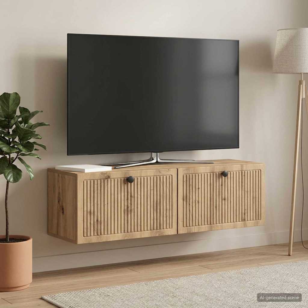 Seinälle asennettava TV-kaappi Artisaanitammi 98 x 31 x 30 cm