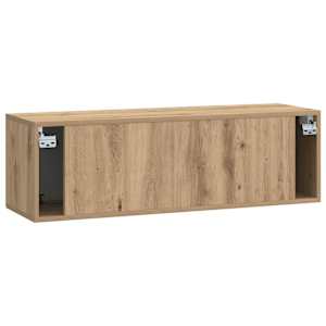 Nástěnná TV skříň 98 x 31 x 30 cm Dub artisan Kompozitní dřevo - obrázek 8