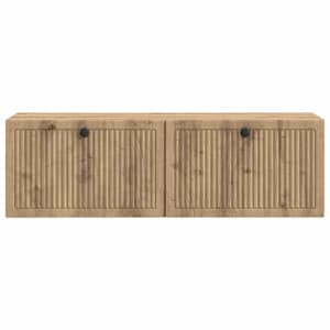 Nástěnná TV skříň 98 x 31 x 30 cm Dub artisan Kompozitní dřevo - obrázek 6