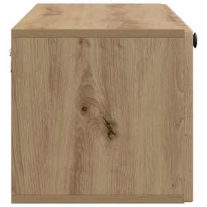 Nástěnná TV skříň 98 x 31 x 30 cm Dub artisan Kompozitní dřevo - obrázek 7