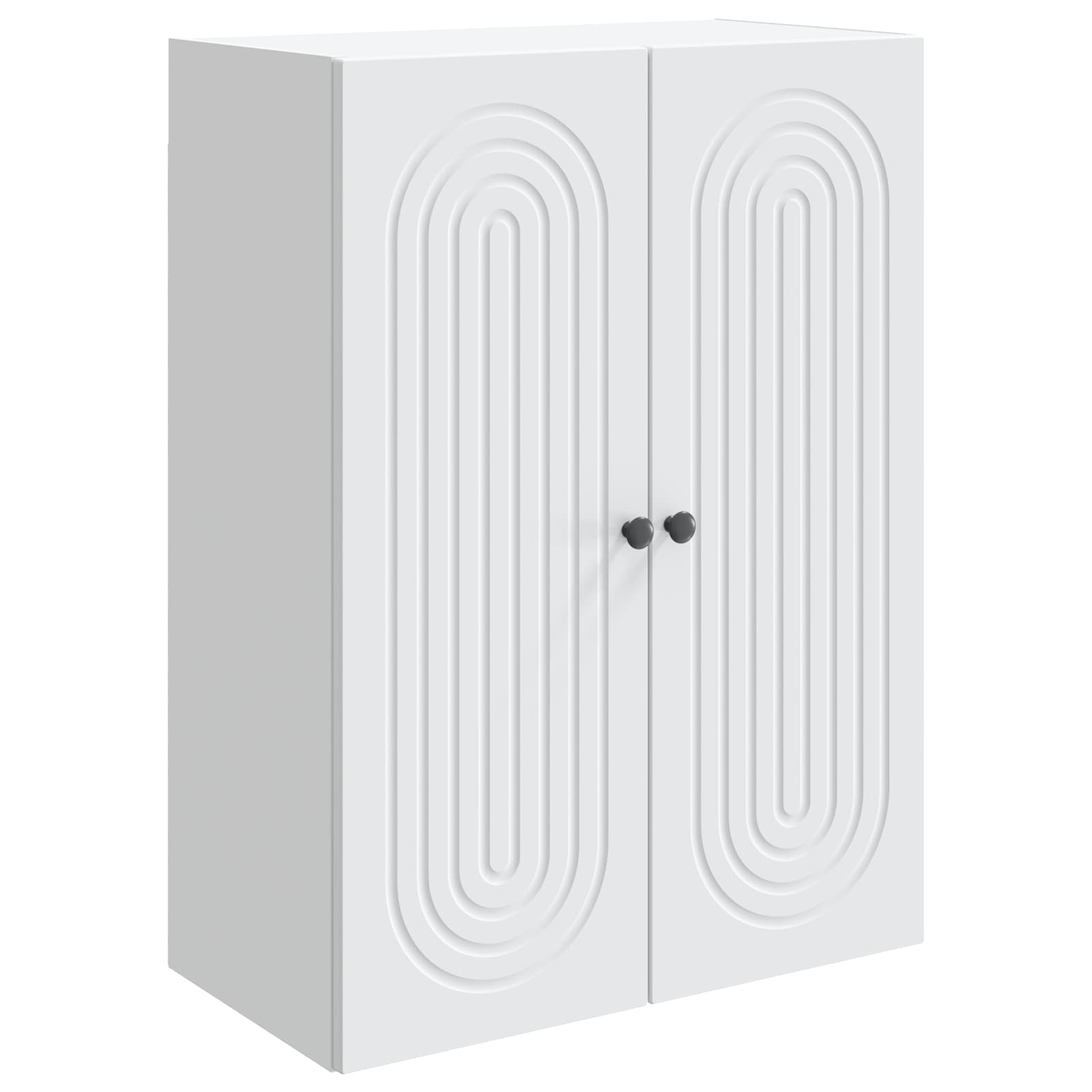 vidaXL Dulap montat pe perete Alb 66 x 34,5 x 90 cm Lemn prelucrat
