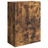 vidaXL Seinale kinnitatav kapp Suitsutatud tamm 66 x 34,5 x 90 cm