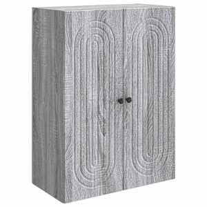Omara za steno Siva Sonoma 66 x 34,5 x 90 cm Inženirski les