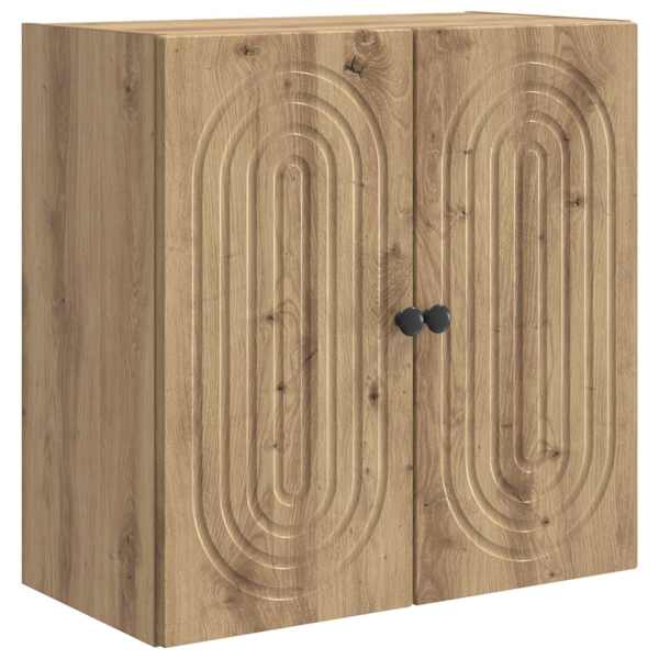 vidaXL Seinale kinnitatav kapp 59 x 31 x 60 cm Tehispuit Artisan tamm