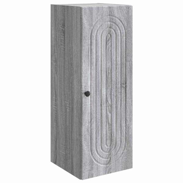 vidaXL Seinale kinnitatav kapp Hall Sonoma 33 x 34,5 x 90 cm Tehispuit