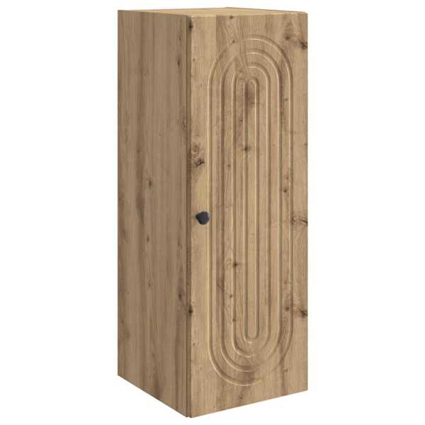vidaXL Seinale kinnitatav kapp 33 x 34,5 x 90 cm Tehispuit