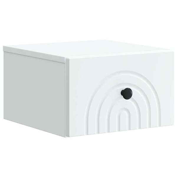 vidaXL Seinale kinnitatav &ouml;&ouml;tis Valge 33 x 34,5 x 20 cm Tehispuit