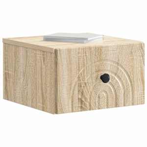 Nástěnný noční stolek 2 pcs Dub sonoma 33 x 34,5 x 20 cm - obrázek 3