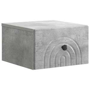 Nástěnný noční stolek 2 pcs Betonově šedá 33 x 34,5 x 20 cm - obrázek 5