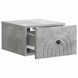 Nástěnný noční stolek 2 pcs Betonově šedá 33 x 34,5 x 20 cm - obrázek 6