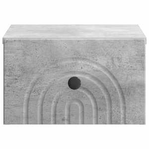 Nástěnný noční stolek 2 pcs Betonově šedá 33 x 34,5 x 20 cm - obrázek 7