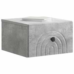 Nástěnný noční stolek 2 pcs Betonově šedá 33 x 34,5 x 20 cm - obrázek 3