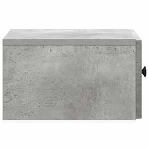 Nástěnný noční stolek 2 pcs Betonově šedá 33 x 34,5 x 20 cm - obrázek 8