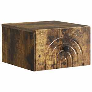 Nástěnný noční stolek 2 pcs Kouřový dub 33 x 34,5 x 20 cm - obrázek 5