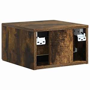 Nástěnný noční stolek 2 pcs Kouřový dub 33 x 34,5 x 20 cm - obrázek 9