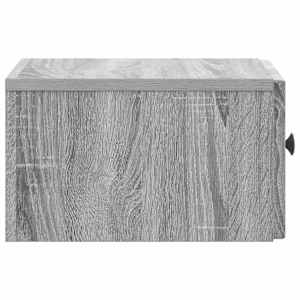 Nástěnný noční stolek 2 pcs Šedá sonoma 33 x 34,5 x 20 cm - obrázek 8
