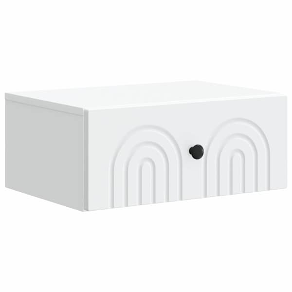 vidaXL Seinale kinnitatav &ouml;&ouml;tis Valge 49 x 34,5 x 20 cm Tehispuit