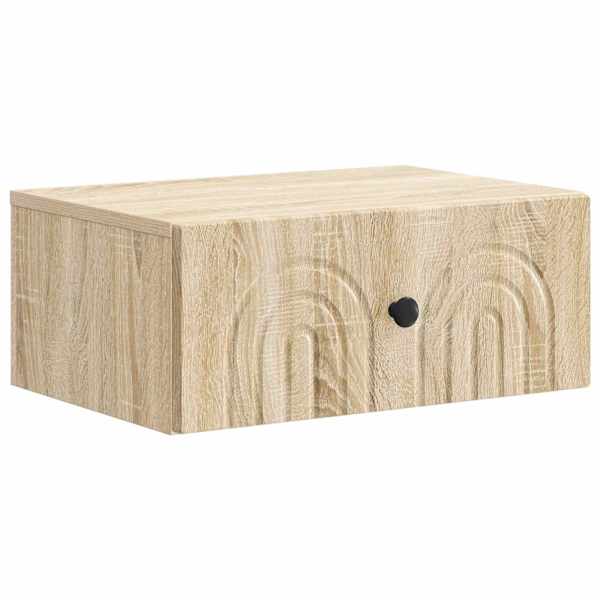 vidaXL Seinale kinnitatav &ouml;&ouml;tis Sonoma tamm 49 x 34,5 x 20 cm